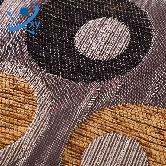 Custom Pattern Upholstery Fabric Microfiber Chenille Jacquard Sofa Fabric for Sofa Furniture