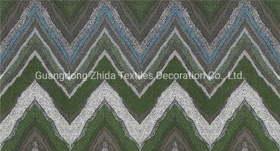 100% Polyester Colorful 200g - 400g / Sqm Chenille Sofa Upholstery Fabric