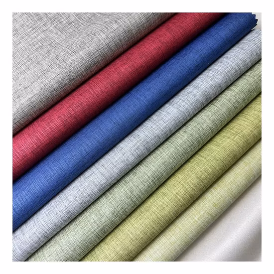 Inherently Flame Retardant Fireproof Yarn Polyester Wide Double Width 385GSM Linen Look Burgundy Red Chenille Blackout Curtain Fabric for Living Room