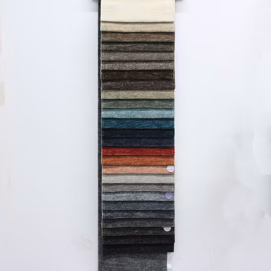 Chenille and Jacquard Polyester Sofa Fabric for Home Textile Furniture and Chair
