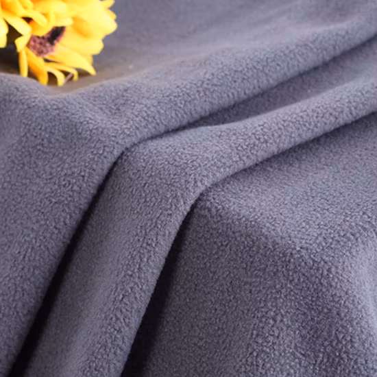 China Textile Anti Pilling Warm Garments Coat Lining Outdoor Fabric 100 Polyester Printed Plaid Knitted Fleece Fabric Ribstop Double Brushed Polar Fleece Fabric