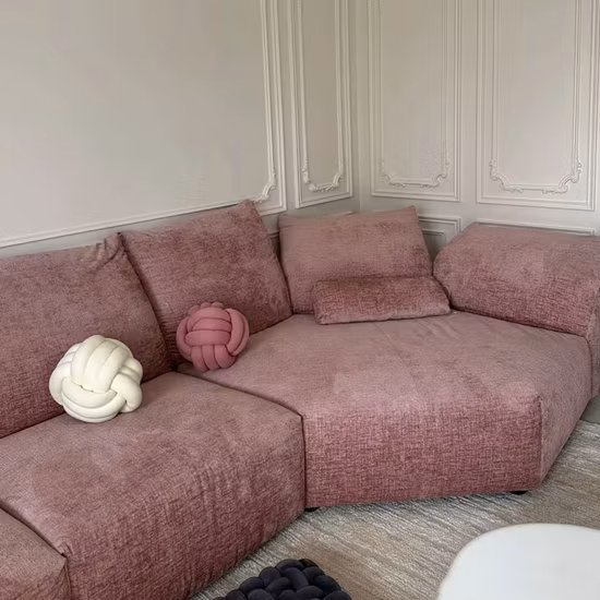 Chenille and Jacquard Polyester Sofa Fabric for Home Textile Furniture